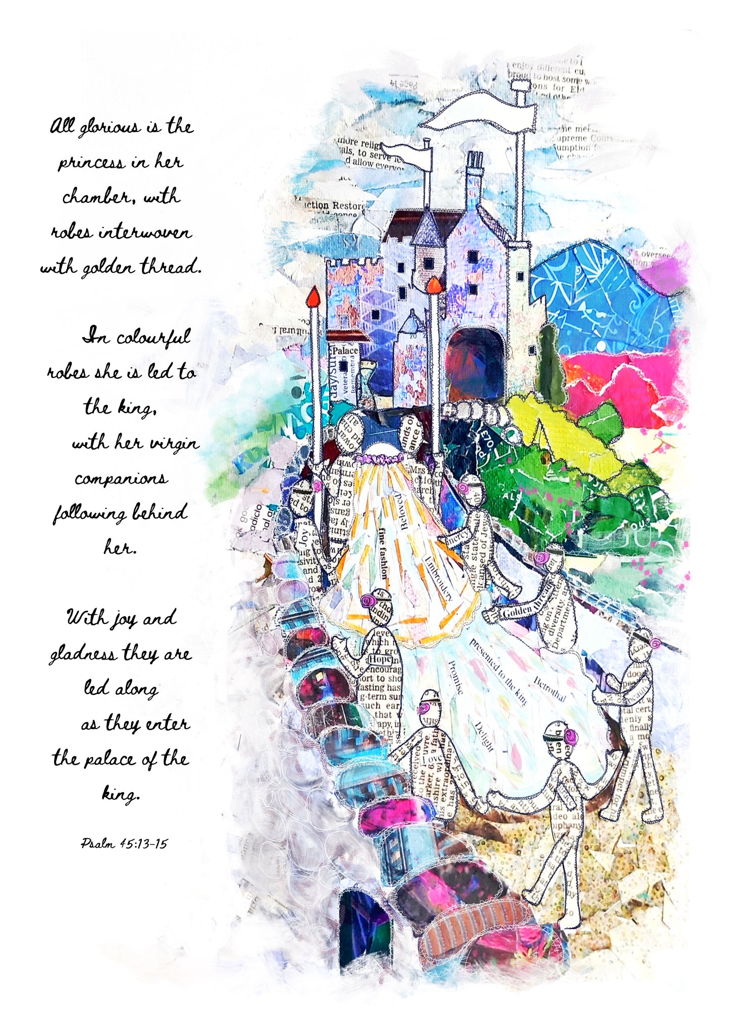 A4 poster: With Joy and Gladness