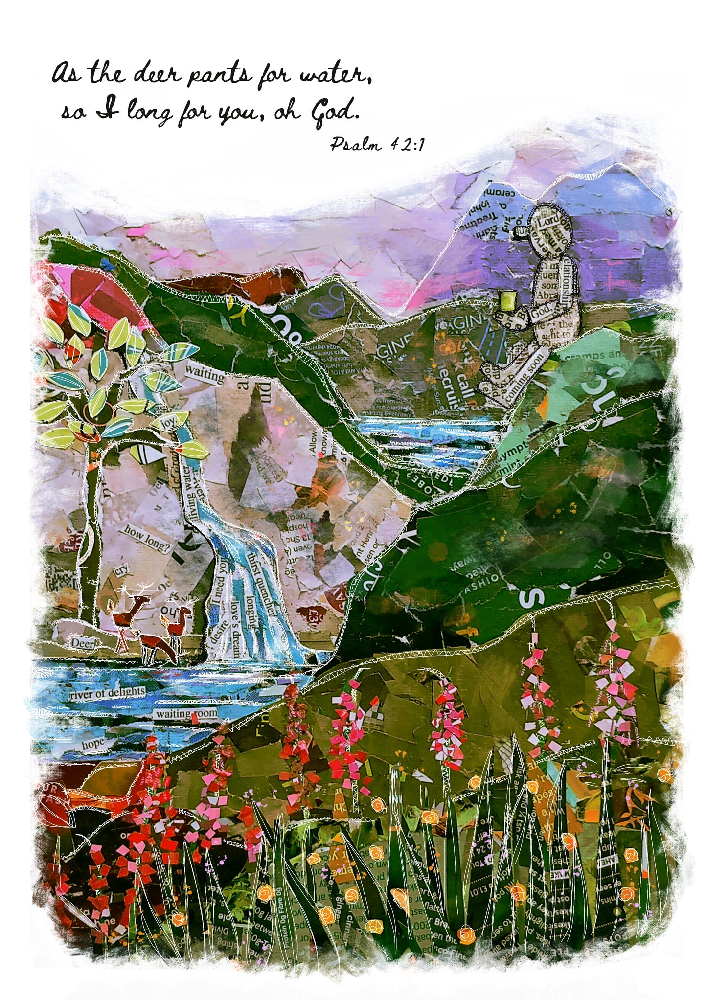 A4 print: My Soul Longs for You
