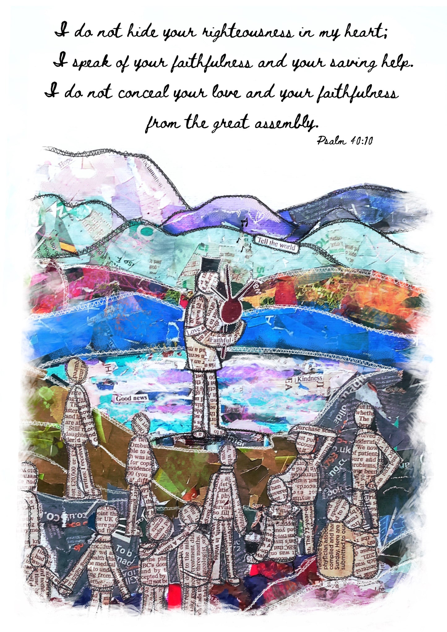 A4 print: I Speak of Your Faithfulness