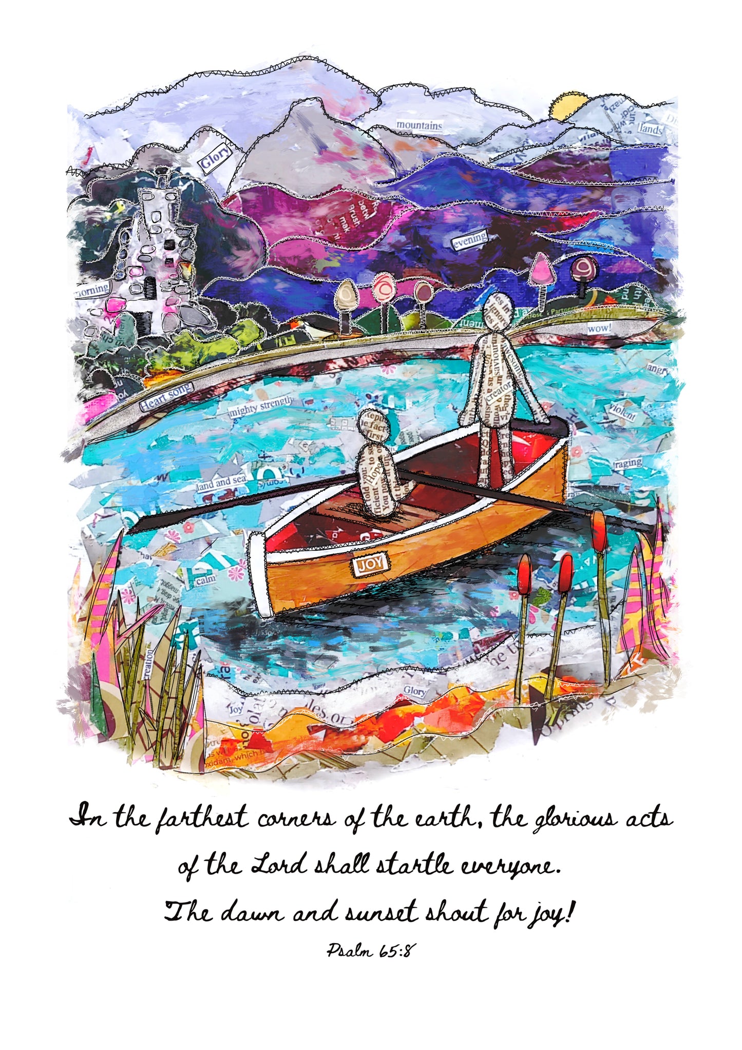 A4 print: Shout for Joy!